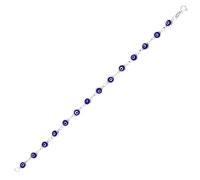 MYSTIC JEWELS By Dalia - Silver Evil Eye Bracelet - 19cm, 19 cm, Sterling Silver, No Gemstone