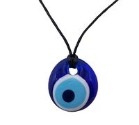 MYSTIC JEWELS Handmade Crystal Evil Eye of Nazar Good Luck Necklace, 3 cm, Crystal