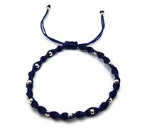 MYSTIC JEWELS - Kabbalah Coloured Yarn Bracelet with Balls, Amulet, Evil Eye Protection, Good Luck, Good Luck, No metal