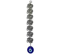 MYSTIC JEWELS - Seven Elephants Evil Eye Home Decor - Protection for Good Luck (Model 2)