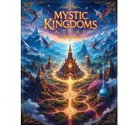 Mystic Kingdoms Atlas Coloring Book: Explore Legendary Realms, Ancient Lands, and Magical Maps for Creative Adventure, Mindfulness, and Fantasy Escapes