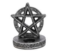 Mystic Legends Juliana Pentacle Candle Holder grey Onesize