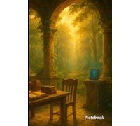Mystic Library at Golden Hour Notebook