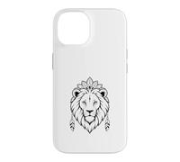 Mystic Lion Face Boho Tribal Mandala Animal Graphic Case for iPhone 14
