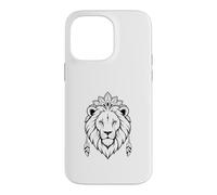 Mystic Lion Face Boho Tribal Mandala Animal Graphic Case for iPhone 14 Pro Max