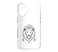 Mystic Lion Face Boho Tribal Mandala Animal Graphic Case for iPhone 17