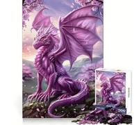 Mystic Lucky Dragon Jigsaw Puzzle for Adults 1000 Pieces Intellect Toy Peaceful Fun Precise Cut Santa Wish List (38x52cm)