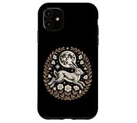 Mystic Lunar Hare Moon Rabbit Botanical Night Case for iPhone 11