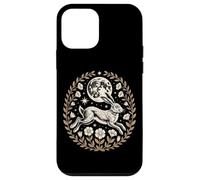 Mystic Lunar Hare Moon Rabbit Botanical Night Case for iPhone 12 mini