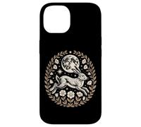 Mystic Lunar Hare Moon Rabbit Botanical Night Case for iPhone 14
