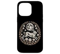 Mystic Lunar Hare Moon Rabbit Botanical Night Case for iPhone 14 Pro Max