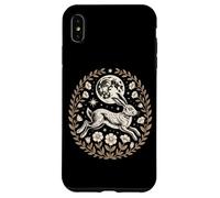 Mystic Lunar Hare Moon Rabbit Botanical Night Case for iPhone XS Max