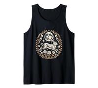 Mystic Lunar Hare Moon Rabbit Botanical Night Tank Top
