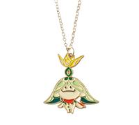 Mystic Mask Pendant Necklace Folklore-Inspired Keychain Convertible Symbolic Jewelry Gift for Legend Enthusiasts