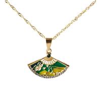 Mystic Mask Pendant Necklace Folklore-Inspired Keychain Convertible Symbolic Jewelry Gift for Legend Enthusiasts