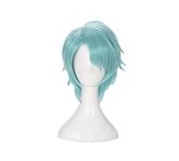 Mystic Messenger V Cosplay Wigs Short Mint Green Heat Resistant Synthetic Hair Wig + Wig Cap