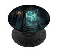 Mystic Mirror Portal Gothic Fantasy Magic Realm Graphic PopSockets Adhesive PopGrip