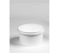 Mystic Moments | 250ml White Plastic Pail Complete With White Lid (Pack of 432)
