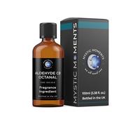 Mystic Moments | Aldehyde C8 Octanal Fragrance Ingredient 100ml | Fresh Citrus Orange Aroma with Green Notes | For Perfumery, Cologne & Citrus Blends