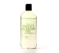 Mystic Moments | Almond Sweet Virgin Organic Carrier Oil 500ml | Cold Pressed Prunus Amygdalus Dulcis | Rich in Vitamins & Fatty Acids | Skin & Hair Nourishment | Natural Massage Oil | Vegan GMO Free