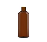 Mystic Moments Amber 500ml Boston Round PET Bottle (24/415) - Pack of 10