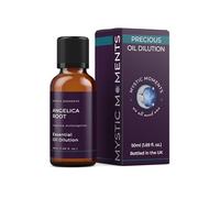 Mystic Moments | Angelica Root Essential Oil 3% Dilution in Jojoba 50 ml | Soothing Botanical Massage & Skincare Oil | Vegan, GMO Free