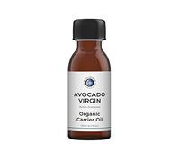 Mystic Moments | Avocado Virgin Organic Carrier Oil 250ml | Cold Pressed Persea Gratissima | Vitamins A, E & K | Deep Hydration for Skin, Hair & Nails | Natural Rejuvenating Oil | Vegan GMO Free