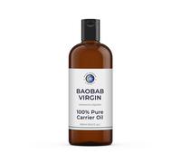 Mystic Moments | Baobab Virgin Carrier Oil 500ml - Pure & Natural Oil Perfect For Hair, Face, Nails, Aromatherapy, Massage and Oil Dilution Vegan GMO Free