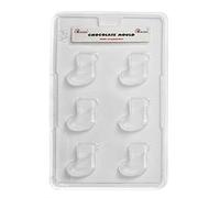 Mystic Moments Cacao | Christmas Stocking Chocolate Mould 6 Cavity