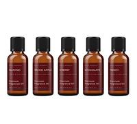 Mystic Moments | Cake Mix Fragrance Oil Gift Starter Pack 5x50ml | Almond, Baked Apple, Cherry, Chocolate, Honey | Perfect as a gift