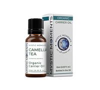 Mystic Moments | Camellia Tea Organic Carrier Oil 10ml | Pressed from Camellia Oleifera Seeds | Rich in Omega 3, 6 & 9 | Hydrating Skincare & Hair Shine Oil | Natural Moisturiser | Vegan GMO Free