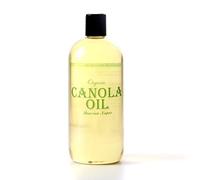 Mystic Moments | Canola (Rapeseed) Carrier Oil Organic 500ml | Cold Pressed | Moisturiser for Skin & Hair | Vitamins E & K | Light Texture | Massage Base Oil | 100% Pure & Natural | Vegan GMO Free
