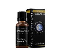 Mystic Moments | Carnation Absolute Oil PQ 10ml | Dianthus caryophyll | Perfume Quality | Strong Herbal Floral Aroma | Medium Note | Natural Perfume Ingredient | Solvent Extracted | Aromatherapy Use