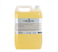 Mystic Moments | Castor Carrier Oil 5 Litres - Pure & Natural Oil Perfect For Hair, Face, Nails, Aromatherapy, Massage and Oil Dilution Vegan GMO Free
