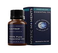 Mystic Moments | Catnip Essential Oil 10ml - Pure & Natural Oil for Diffusers, Aromatherapy & Massage Blends Vegan GMO Free