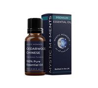 Mystic Moments | Cedarwood Chinese Essential Oil 10ml - Pure & Natural Oil for Diffusers, Aromatherapy & Massage Blends Vegan GMO Free