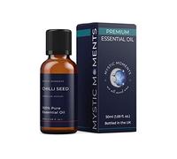 Mystic Moments | Chilli Seed Essential Oil 50ml - Pure & Natural Oil for Diffusers, Aromatherapy & Massage Blends Vegan GMO Free