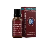 Mystic Moments | Christmas Pudding Fragrance Oil - 10ml - Perfect for Soaps, Candles, Bath Bombs, Oil Burners, Diffusers and Skin & Hair Care Items