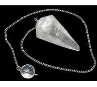 Mystic Moments Clear Quartz Faceted Pendulum