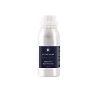 Mystic Moments | Clove Leaf Essential Oil (Syzygium aromaticum) 1Kg Pure Aromatherapy Oil for Diffusers, Massage & Home Blends | Sharper Woodsy Scent