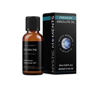 Mystic Moments | Cocoa PQ Absolute Oil 50ml | Theobroma Cacao | Perfume Quality | Rich Chocolate Aroma | Solvent Extracted | Middle Note | Ideal for Blending & Fragrance Use | Strong & Concentrated