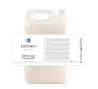 Mystic Moments | Coconut Carrier Oil 5 litres - Pure & Natural Oil Perfect for Hair, Face, Nails, Aromatherapy, Massage and Oil Dilution Vegan GMO Free