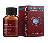 Mystic Moments | Coffee Fragrance Oil - 50ml - Perfect for Soaps, Candles, Bath Bombs, Oil Burners, Diffusers and Skin & Hair Care Items