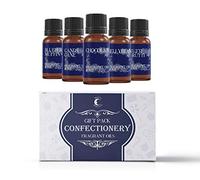 Mystic Moments | Confectionery Fragrance Oil Gift Starter Pack 5x10ml | Blueberry Muffin, Candy Cane, Chocolate, Jellybean & Tutti Frutti | Perfect as a Gift