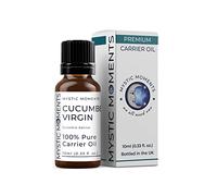 Mystic Moments| Cucumber Virgin Carrier Oil 10ml | Cucumis Sativus Seed Oil | Refreshing Lightweight Moisturising Oil for Skin & Hair | Natural Carrier for Aromatherapy & Cosmetic Use