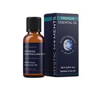 Mystic Moments | Cypress Australian Blue Essential Oil | 50ml | Cupressus sempervirens gives a fresh woody, resinous aroma for diffusers, oil blends and fragrance formulations.