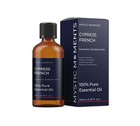Mystic Moments | Cypress French Essential Oil 100ml - Pure & Natural Oil for Diffusers, Aromatherapy & Massage Blends Vegan GMO Free