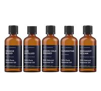 Mystic Moments | Essential Oils of Italy Starter Pack | 5x100ml | Five items: Bergamot, Lemon, Orange Sweet, Basil and Rosemary for everyday use.