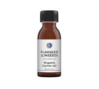 Mystic Moments | Flaxseed Carrier Oil Organic 250ml | Cold Pressed from Linum Usitatissimum Seeds | Rich in Omega-3 & Lignans | Skin & Hair | Anti-Inflammatory | 100% Pure & Natural Vegan GMO Free