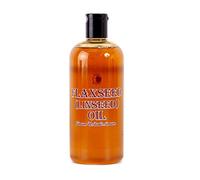 Mystic Moments | Flaxseed (Linseed) Carrier Oil 500ml - Pure & Natural Oil Perfect For Hair, Face, Nails, Aromatherapy, Massage and Oil Dilution Vegan GMO Free